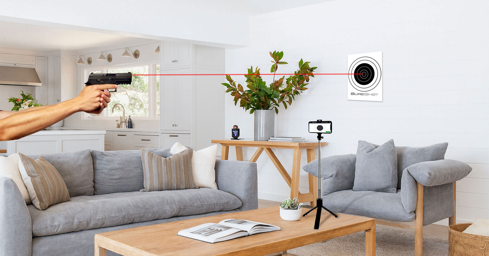 SureShot laser training at home
